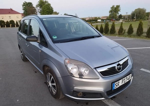 Opel Zafira cena 12900 przebieg: 217500, rok produkcji 2007 z Poniatowa małe 326